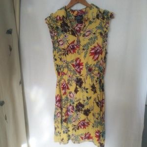 🌹floral print  Mini dress